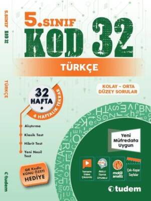 5. Sınıf Türkçe Kod 32 - 1