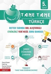 Nartest Yayınevi 5. Sınıf Türkçe Yeşil Defter Tadında Tane Tane - Nartest Yayınevi