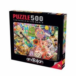500 Parça Puzzle: 60`lar - Anatolian