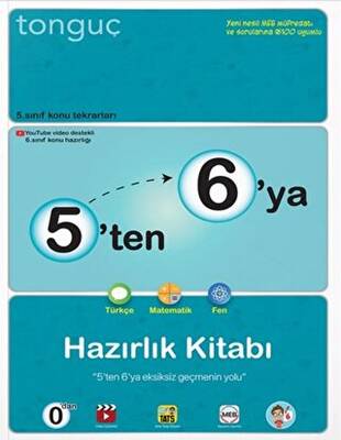 Tonguç Akademi 5`ten 6`ya Hazırlık Kitabı - 1