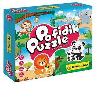 6-16 Ay İlk Pofidik Magnet Puzzle - Orman Hayvanları - 1