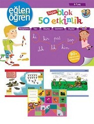 6 - 7 Yaş Süper Blok, 50 Etkinlik - Eğlen Öğren - Dstil Tasarım İletişim Yayınları