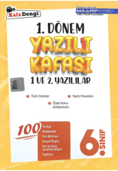 6. Sınıf 1. Dönem Yazılı Kafası - Kafa Dengi Yayınları