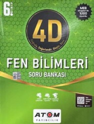 6. Sınıf 4D Fen Bilimleri Soru Bankası - Atom Yayıncılık