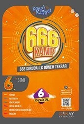 6. Sınıf 666 Soruda İlk Dönem Kamp Kitabı - Günay Yayınları