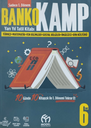 6. Sınıf Banko Kamp Yarı Yıl Tatil Kitabı - Model Eğitim Yayıncılık