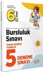 6. Sınıf Bursluluk Tamamı Çözümlü Fasiküllü 5 Deneme Sınavı - Editör Yayınevi