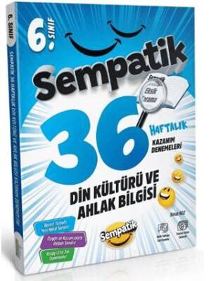 6. Sınıf Din Kültürü ve Ahlak Bilgisi 36 Haftalık Kazanım Denemeleri - 1