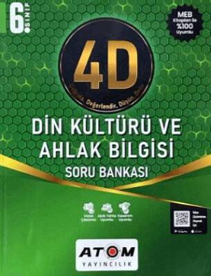 6. Sınıf Din Kültürü ve Ahlak Bilgisi 4D Soru Bankası - 1