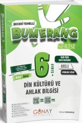 6. Sınıf Din Kültürü ve Ahlak Bilgisi Bumerang 32 Haftalık Denemeler - 1