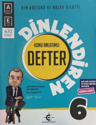 6. Sınıf Din Kültürü ve Ahlak Bilgisi Dinlendiren Defter - 1