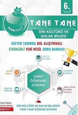 Nartest Yayınevi 6. Sınıf Din Kültürü ve Ahlak Bilgisi Yeşil Defter Tadında Tane Tane - 1