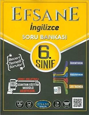 Efsane Yayınları 6. Sınıf Efsane İngilizce Soru Bankası - 1