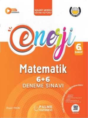 6. Sınıf Enerji 6+6 Matematik Deneme Sınavı - 1