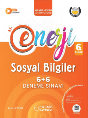 6. Sınıf Enerji 6+6 Sosyal Bilgiler Deneme Sınavı - 1