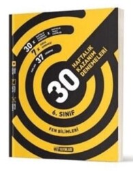 6. Sınıf Fen Bilimleri 30 Haftalık Kazanım Denemeleri - Hız Yayınları