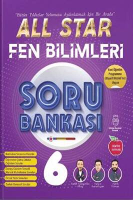 6. Sınıf Fen Bilimleri All Star Soru Bankası - 1