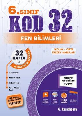 6. Sınıf Fen Bilimleri Kod 32 - 1