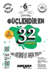 6. Sınıf Güçlendiren 32 Haftalık Din Kültürü ve Ahlak Bilgisi Kazanım Denemeleri - Ankara Yayıncılık