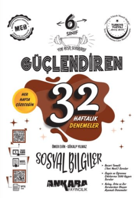 6. Sınıf Güçlendiren 32 Haftalık Sosyal Bilgiler Kazanım Denemeleri - 1