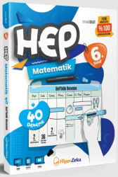 6. Sınıf Hep Matematik 40 Haftalık Deneme - Hiper Zeka Yayınları