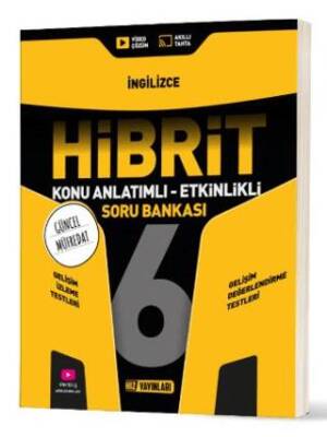 6. Sınıf Hibrit İngilizce Konu Anlatımlı - Etkinlikli Soru Bankası - 1