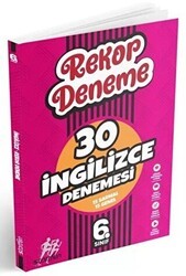 6. Sınıf İngilizce Rekor Deneme - Startfen Yayınları