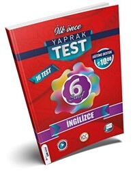 İlk Önce Yayıncılık 6. Sınıf İngilizce Yaprak Test - İlk Önce Yayıncılık