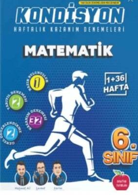 6. Sınıf Kondisyon Matematik Haftalık Kazanım Denemeleri 33 Hafta - 1