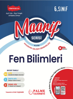 6. Sınıf Maarif Serisi Fen Bilimleri Haftalık Deneme 41 Föy - 1