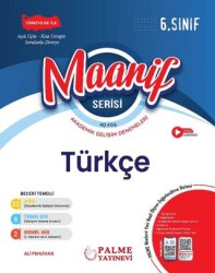 6. Sınıf Maarif Serisi Türkçe Haftalık 40 Deneme - Palme Yayınları