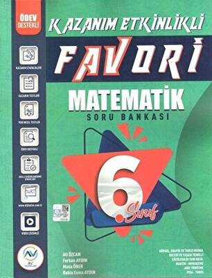 AV Yayınları 6. Sınıf Matematik Favori Serisi Kazanım Etkinlikli Soru Bankası - 1