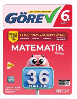 6. Sınıf Matematik Görev 36 Haftalık Çalışma Föyleri - 1
