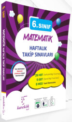 6. Sınıf Matematik Haftalık Takip Sınavları - Karekök Yayıncılık