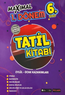 6. Sınıf Maximal 1. Dönem Tatil Kitabı - 1