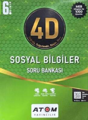 6. Sınıf Sosyal Bilgiler 4D Soru Bankası - 1