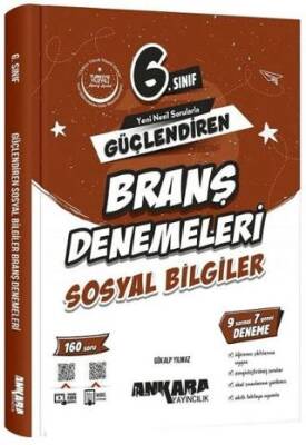 6. Sınıf Sosyal Bilgiler Güçlendiren Branş Denemeleri - 1