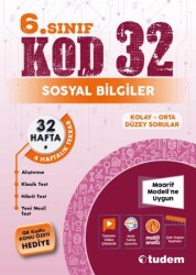 6. Sınıf Sosyal Bilgiler Kod 32 - Tudem Yayınları - Bayilik