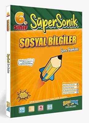 Süpersonik Yayınları 6. Sınıf Sosyal Bilgiler Soru Bankası - 1