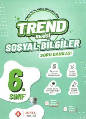 6. Sınıf Sosyal Bilgiler Trend Serisi Soru Bankası - 1