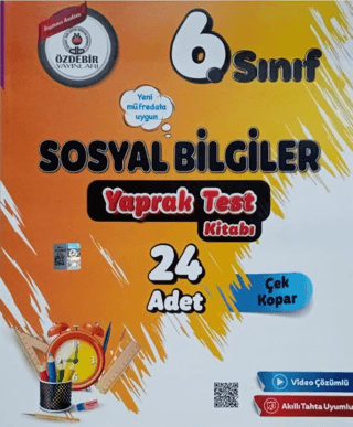 6. Sınıf Sosyal Bilgiler Yaprak Test - 1