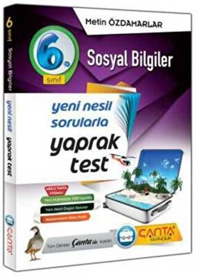 Çanta Yayınları 6. Sınıf Sosyal Bilgiler Yaprak Test - 1