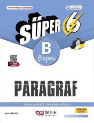 6. Sınıf Süper Paragraf B Soru Kitabı - 1