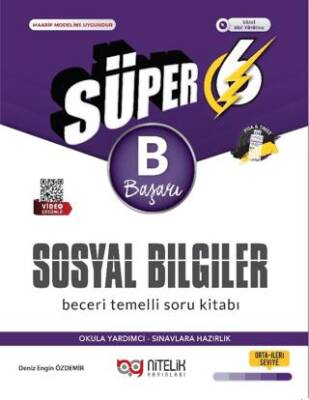 6. Sınıf Süper Sosyal Bilgiler B Soru Kitabı - 1