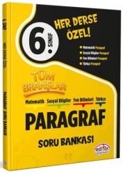 6. Sınıf Tüm Branşlar Paragraf Soru Bankası - Editör Yayınevi