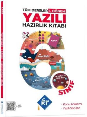 6. Sınıf Tüm Dersler 1. Dönem Yazılı Hazırlık Kitabı - 1