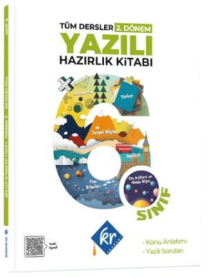 6. Sınıf Tüm Dersler 2. Dönem Yazılı Hazırlık Kitabı - 1