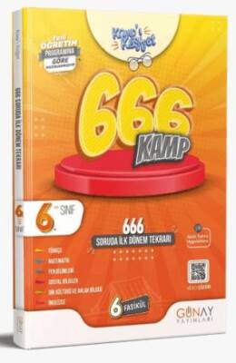 6. Sınıf Tüm Dersler 666 Soruda İlk Dönem Tekrarı - 1