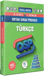 6. Sınıf Türkçe 1. Dönem OSP Orta Sınav Provası - AV Yayınları