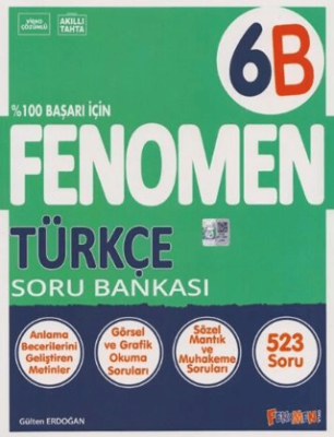 Fenomen Yayınları 6. Sınıf Türkçe Fenomen Soru Bankası - 1